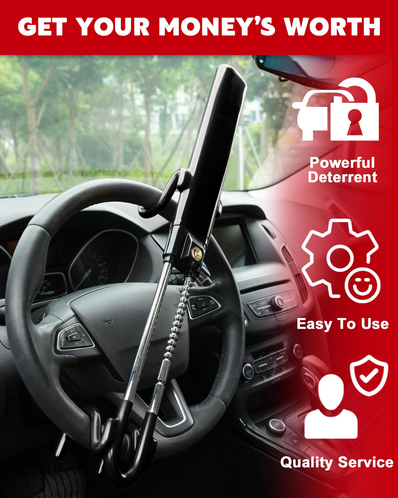 Tevlaphee three keys and lockset showing spare-key convenience
