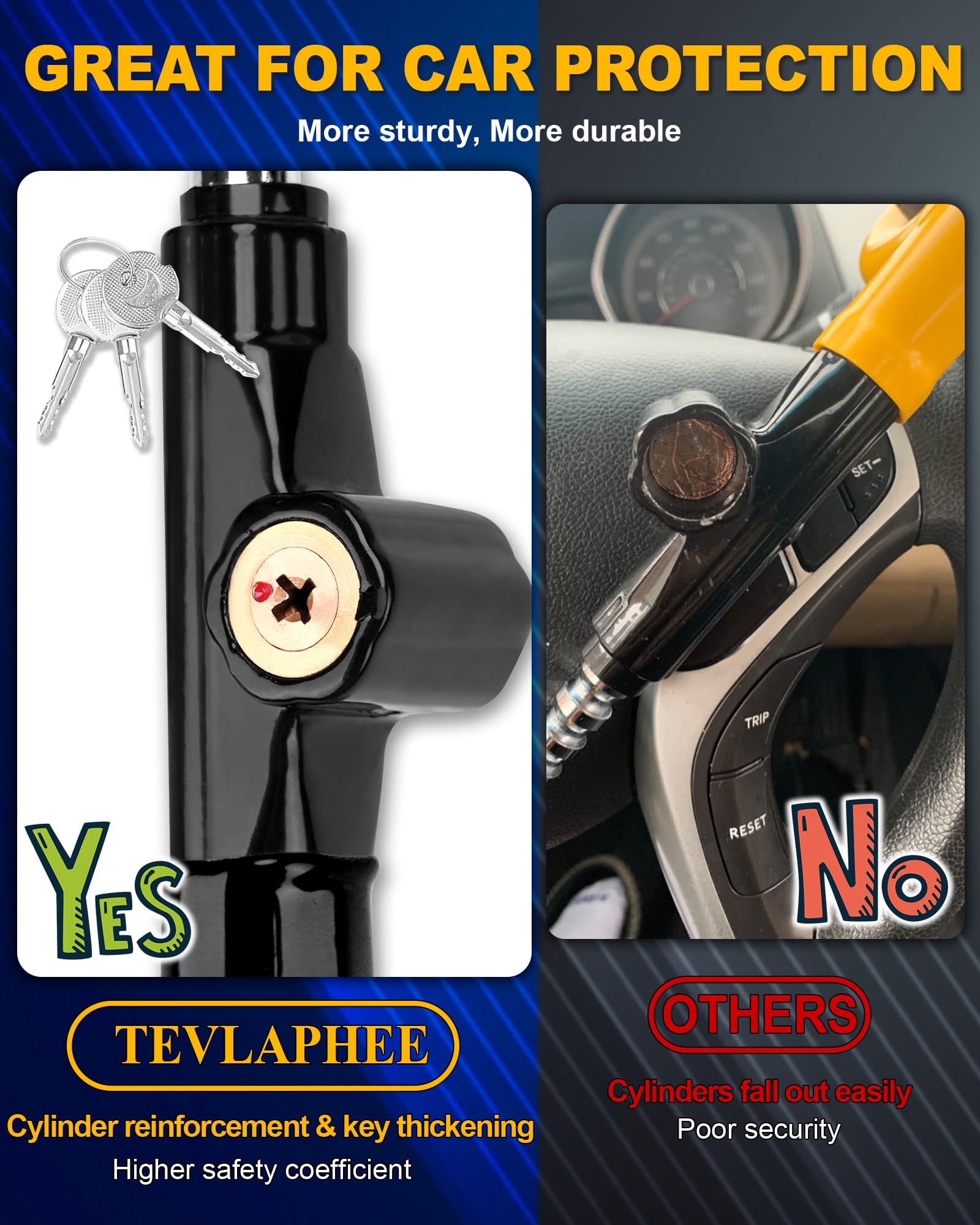 Tevlaphee plastic-coated bar detail protecting wheel from scratches