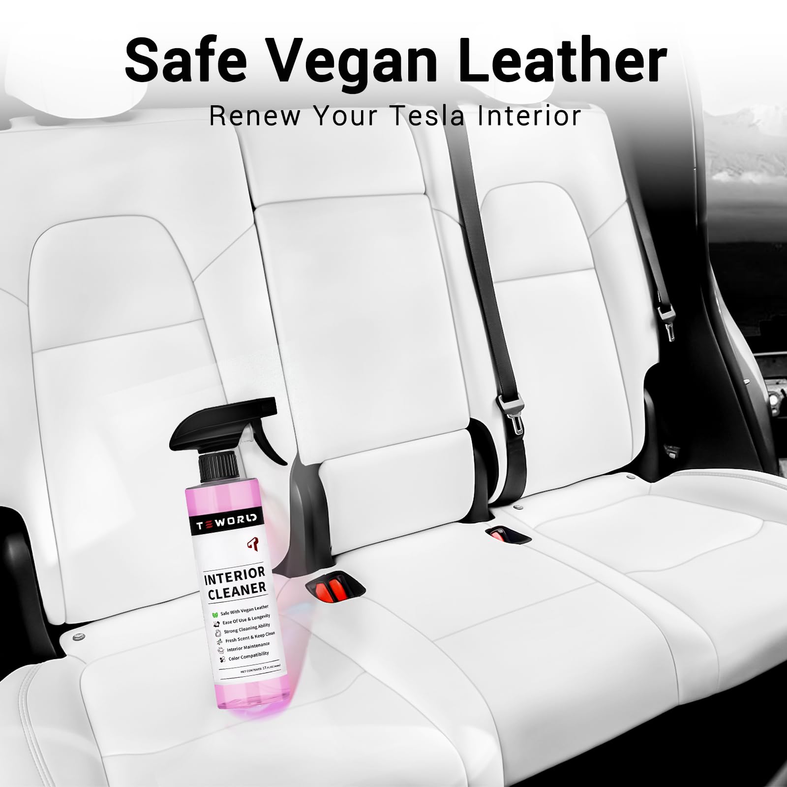 teworld soft cleaning towel included in kit, useful for gentle wiping