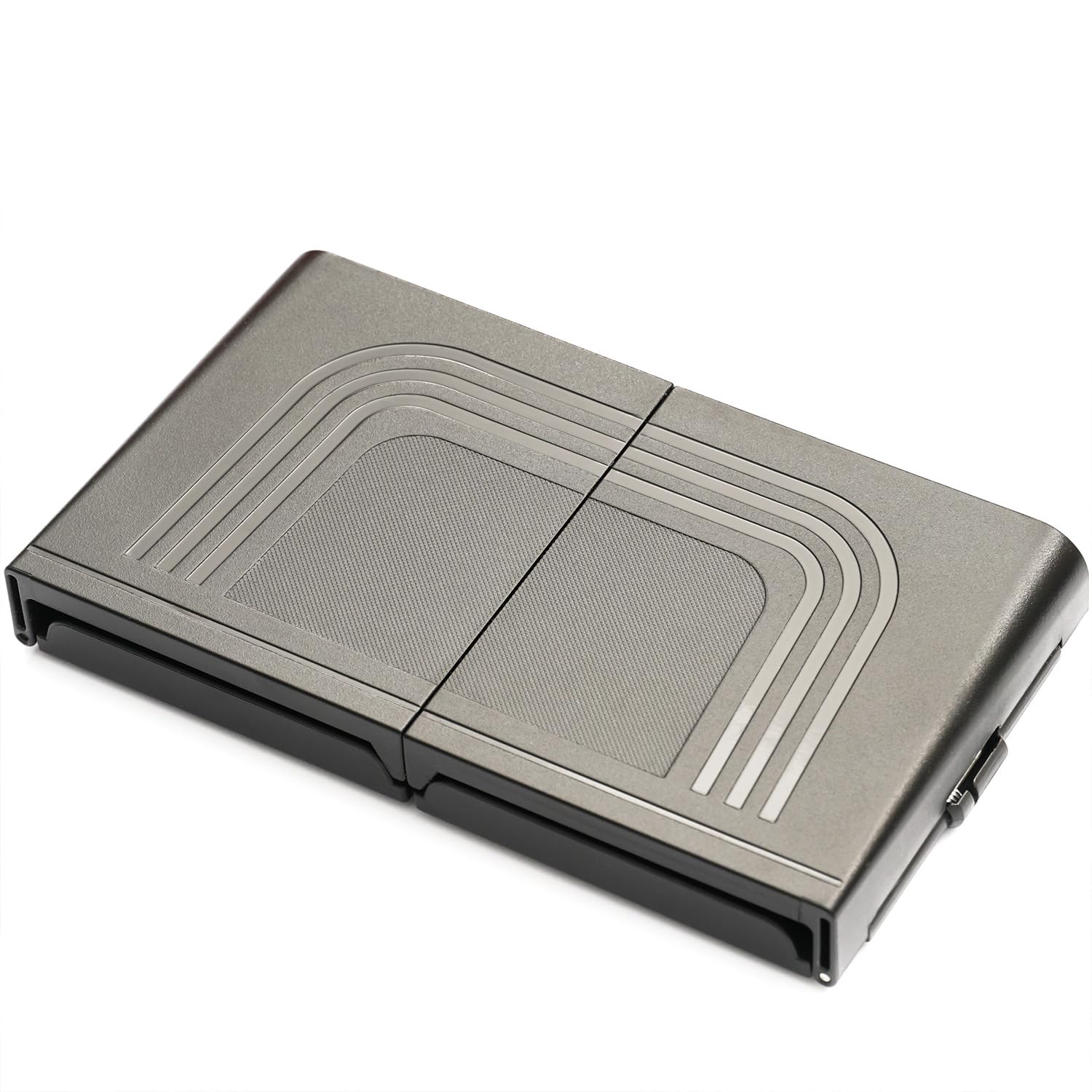 TFY folded flat for storage highlighting portability benefit
