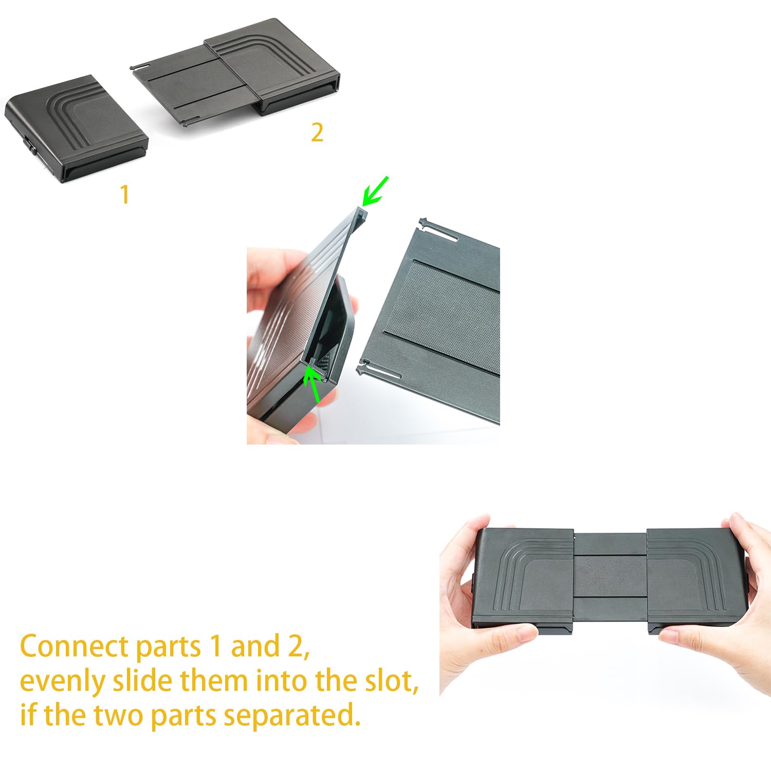 TFY hinge detail and lock showing secure fold mechanism benefit