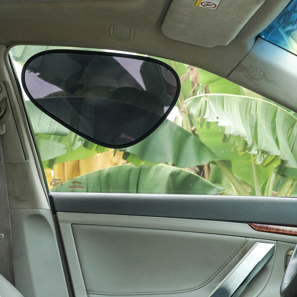 TFY in-car installed view demonstrating clearer sightlines and cooler cabin benefit