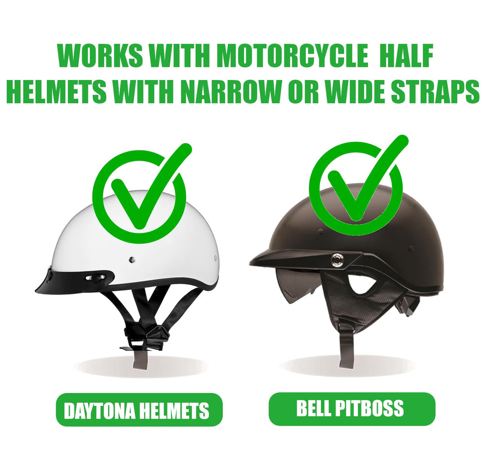 The Helmet Shop close-up of perforated cut-out enhancing speaker clarity