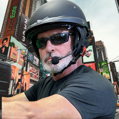 The Helmet Shop elastic strap holder securing pouch for stable placement