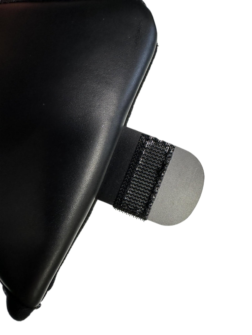 The Helmet Shop speaker pad installed in a half helmet for better audio