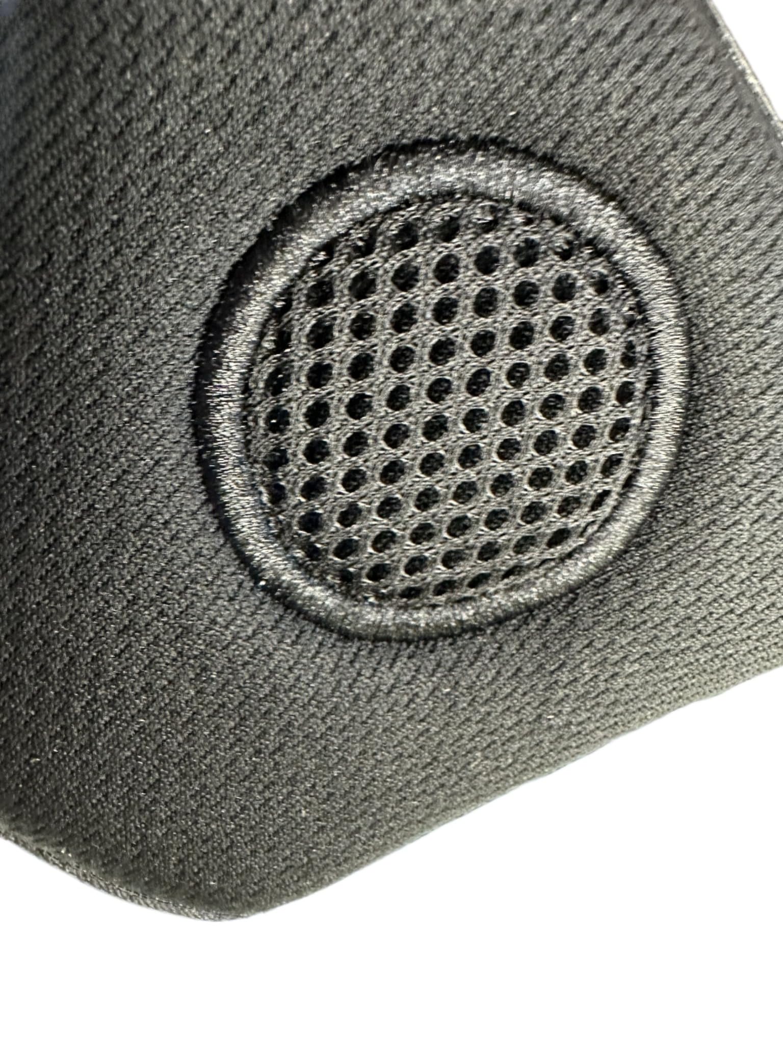 The Helmet Shop upper pigtail cord port for tidy cable routing and management