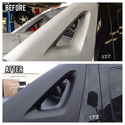 The Rag Company before and after trim restoration showing restored depth