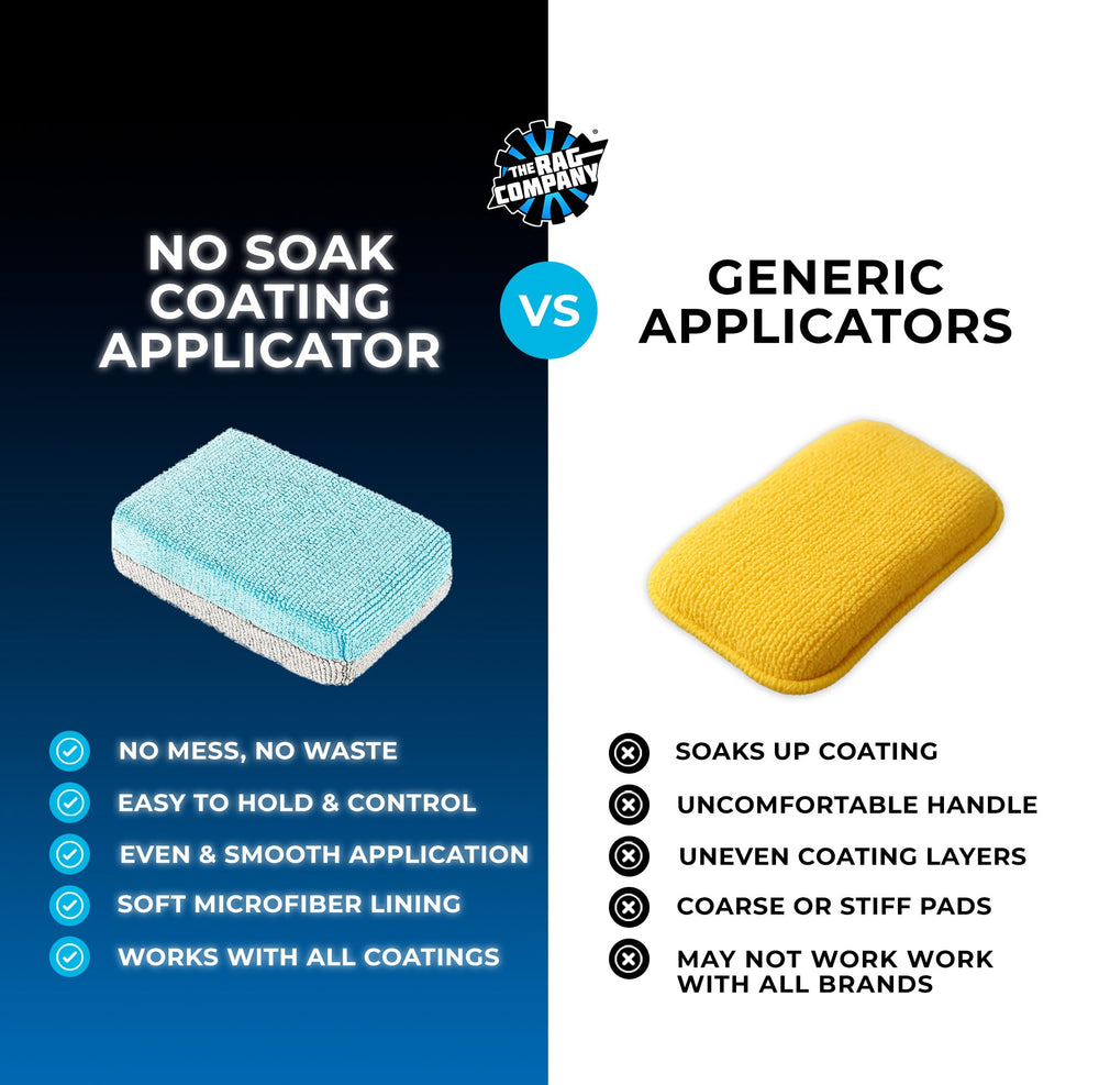 The Rag Company close-up of pearl-weave microfiber exterior showing even product distribution