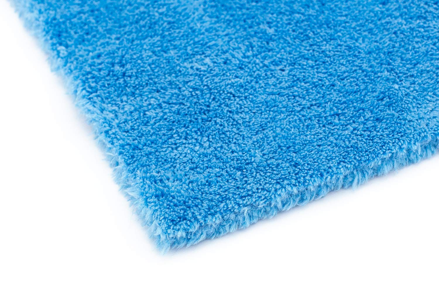 The Rag Company towel in use buffing a car for streak-free finishing