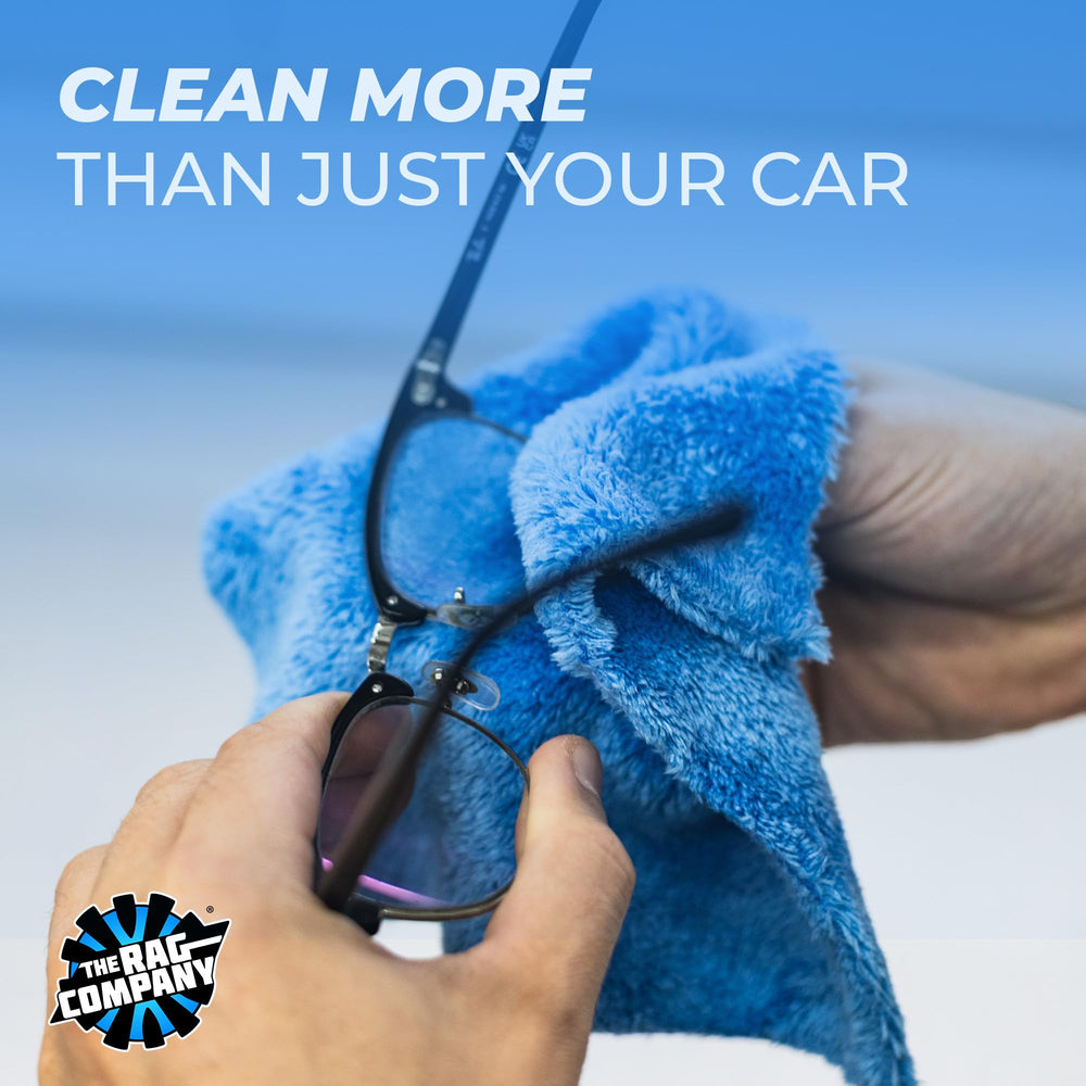 The Rag Company towels inside a detailing kit ready for multi-surface use