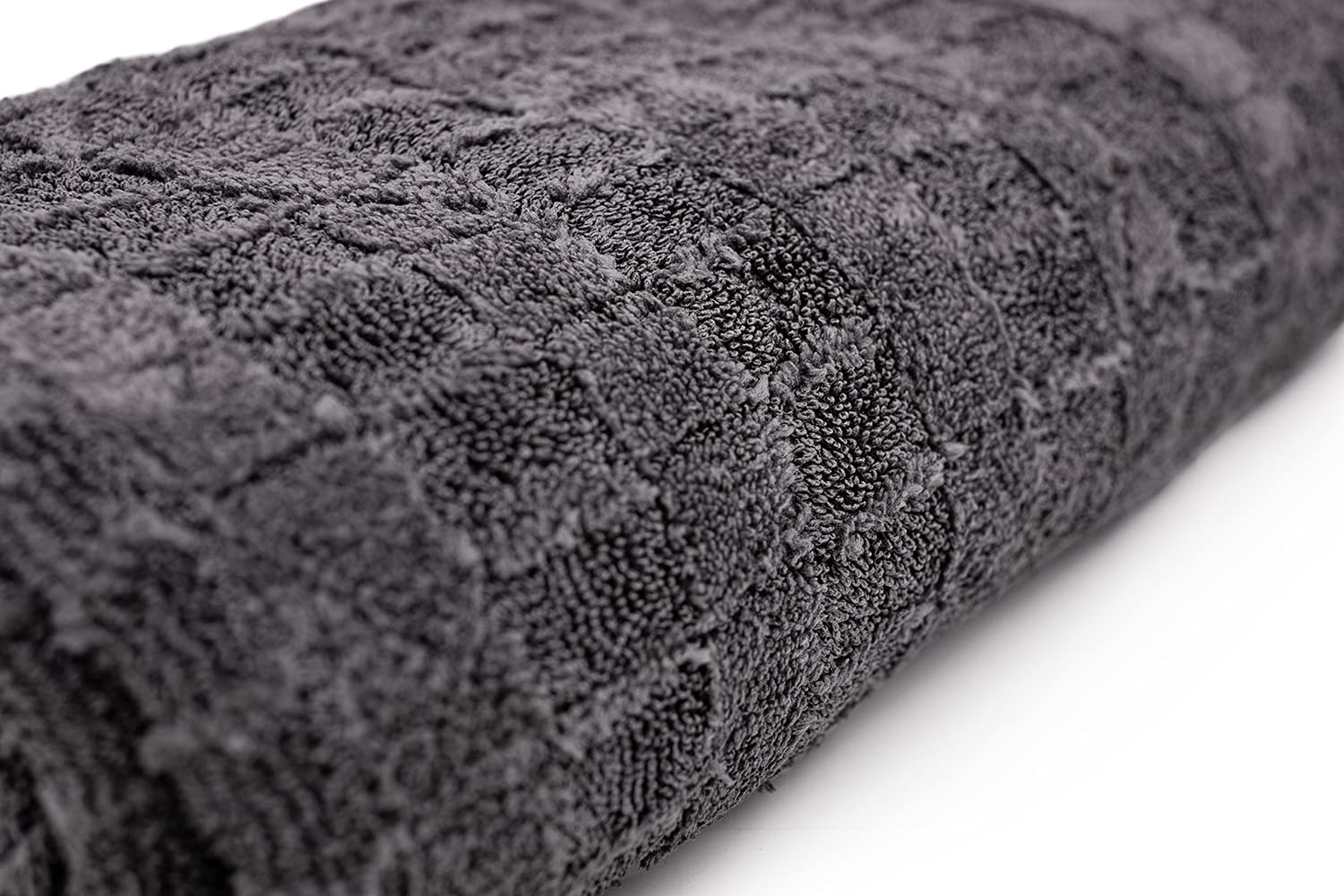 The Rag Company drying a mirror showing gentle finish protection benefit