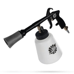 The Rag Company Ultra AIR Blaster Plus front view showing compact metal design and trigger control