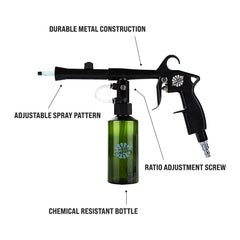 The Rag Company Ultra Air metal handle closeup highlighting durable construction