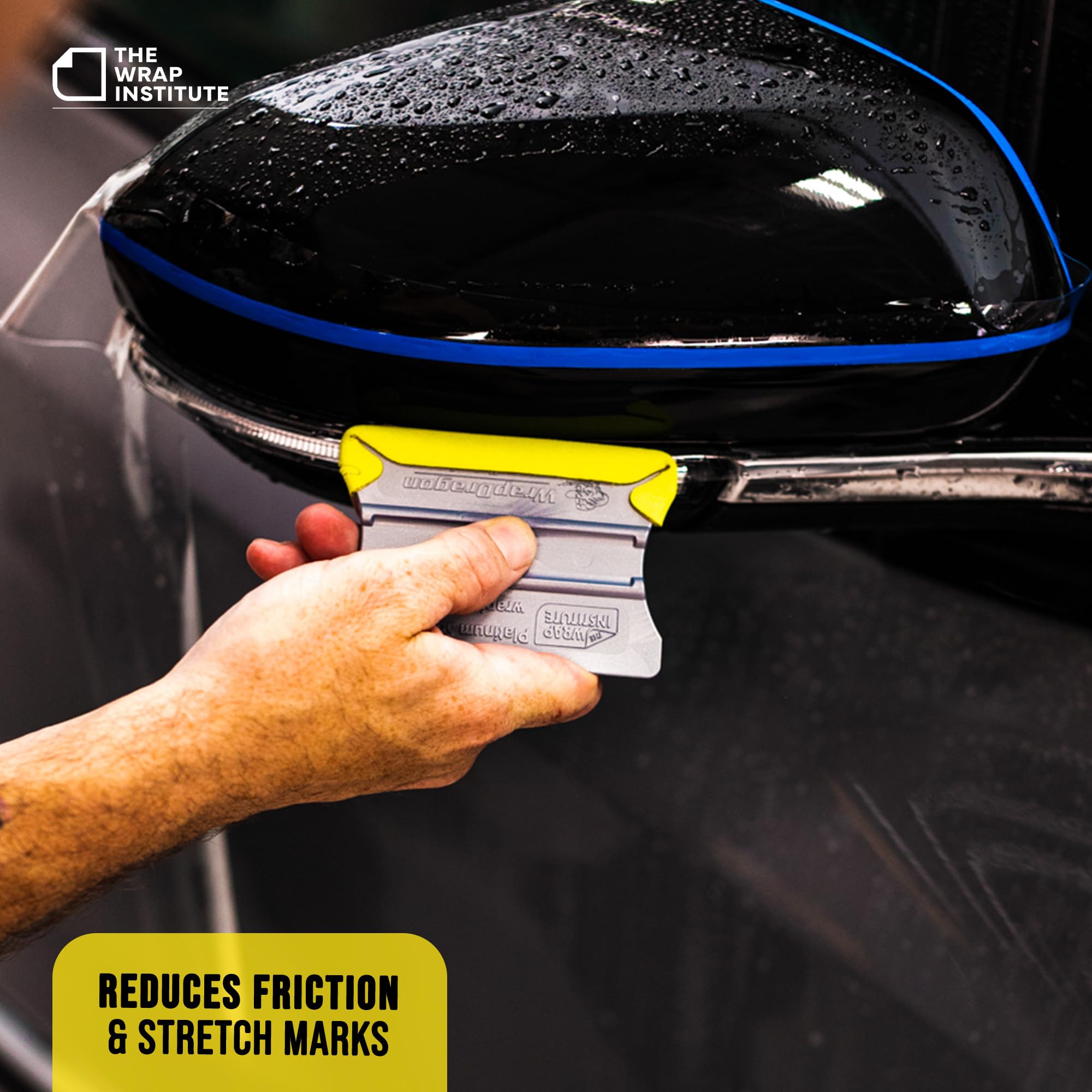THE WRAP INSTITUTE felt texture under light illustrating soft, consistent contact