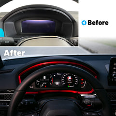 Thenice installed passenger-side trim showing cohesive interior style