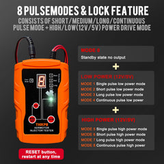 THIKPO pulse controller closeup displaying mode dial for precise testing