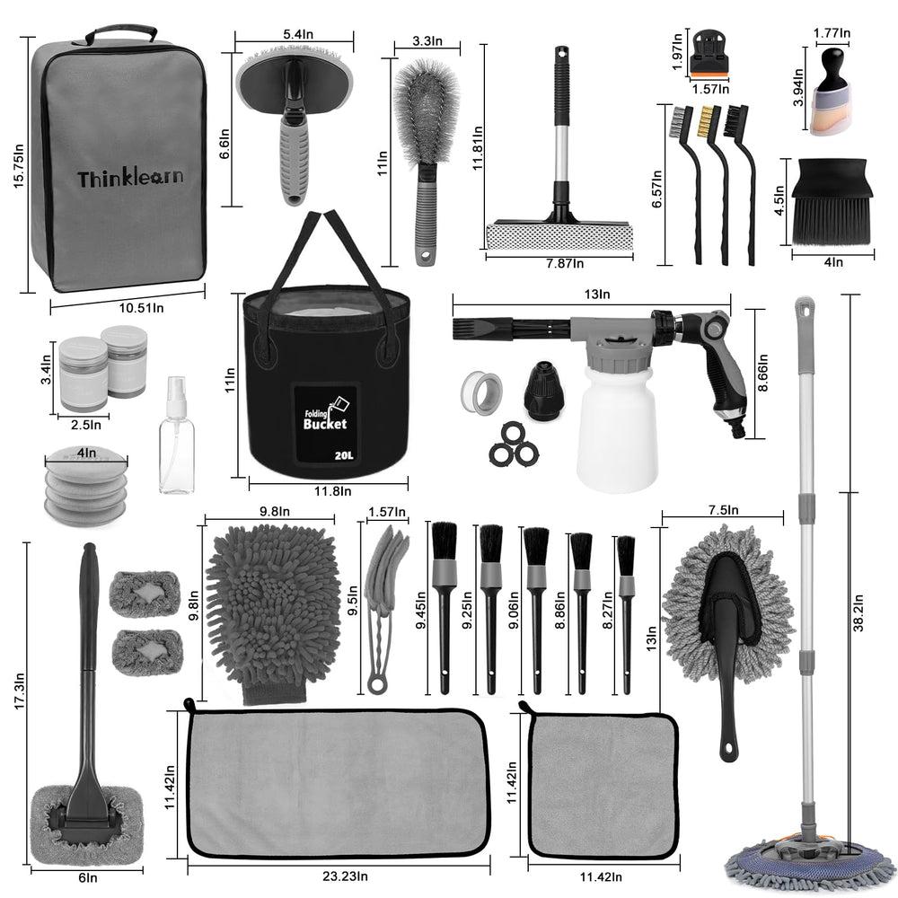ThinkLearn large storage bag open with all components neatly stored for transport