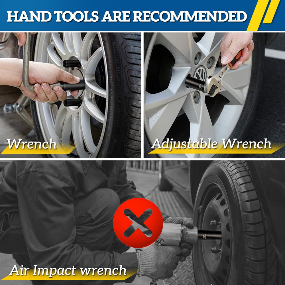 Thinkpro sockets stored in glove box for quick roadside removal access