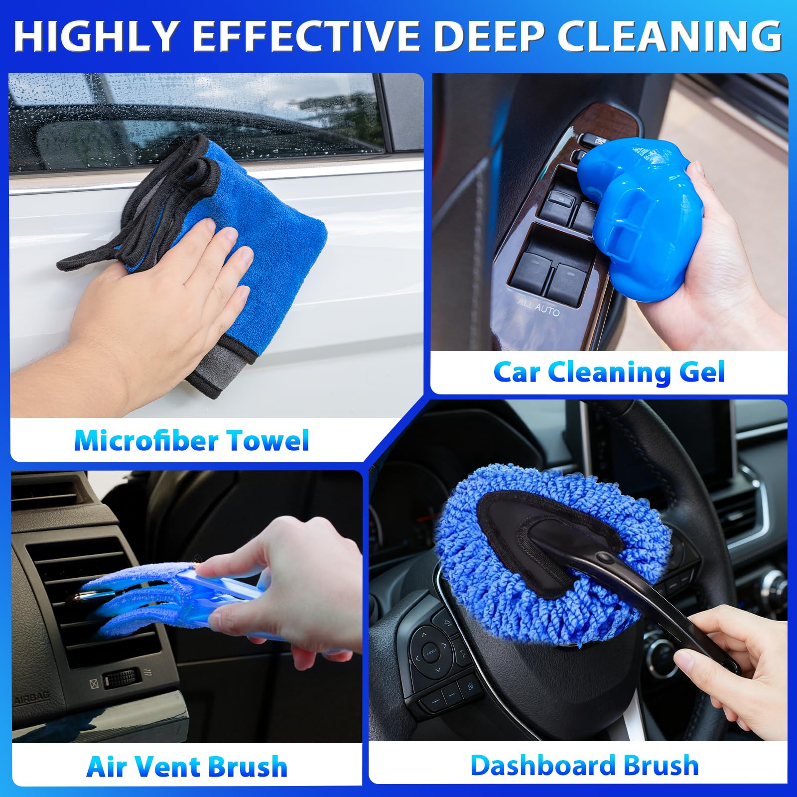THINKWORK cleaning gels and washable pads ready for cleaning buttons and textured surfaces
