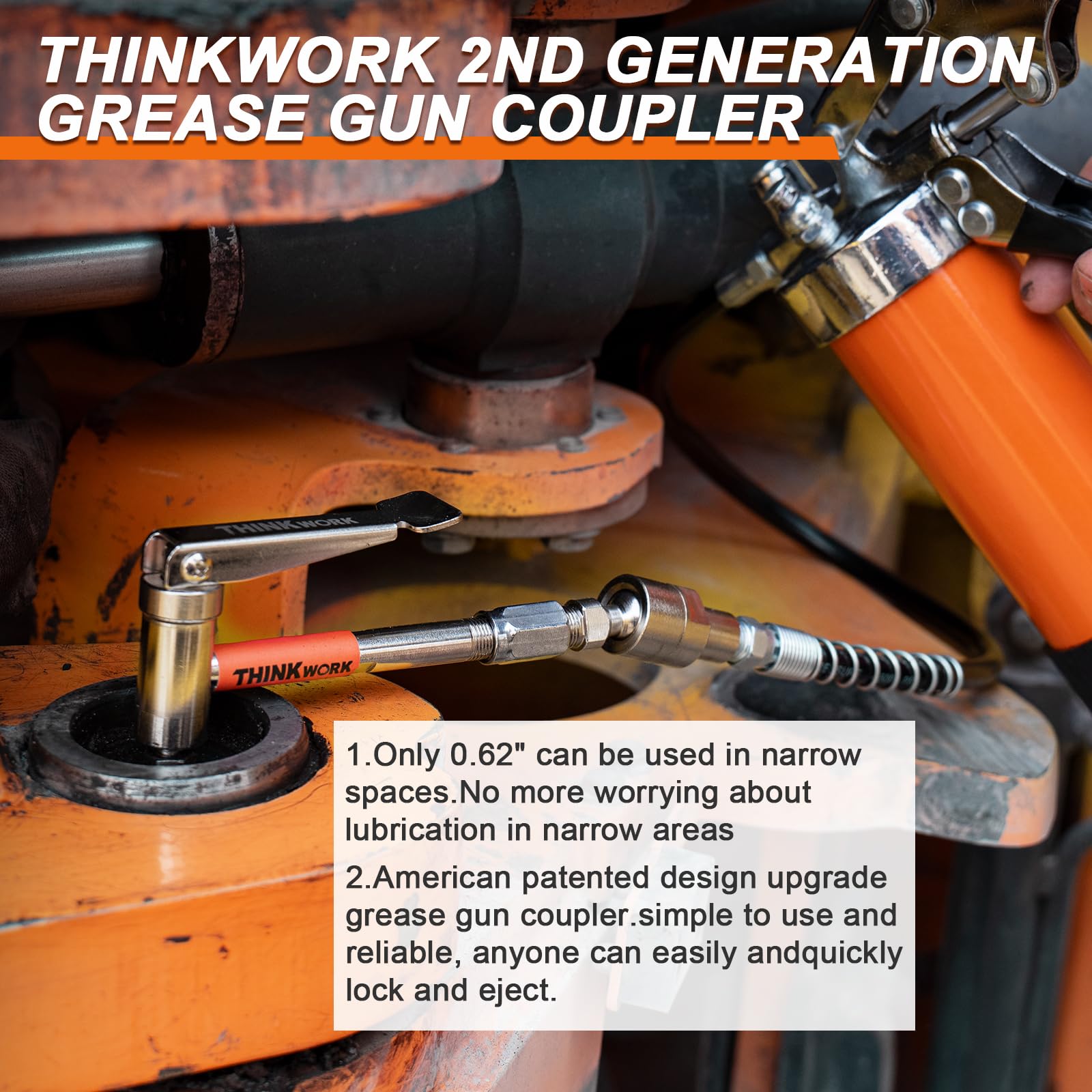 THINKWORK cleaning tool with coupler helps remove debris for reliable sealing