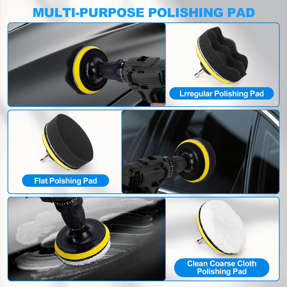 THINKWORK detailing hand tools arranged for precise interior cleaning