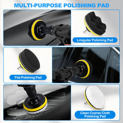 THINKWORK detailing hand tools arranged for precise interior cleaning