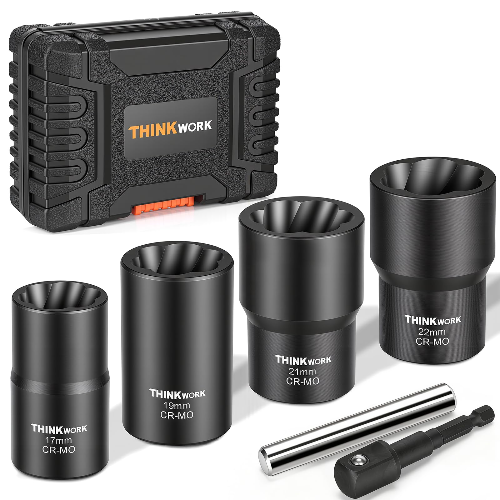 THINKWORK front view of kit showing all pieces and storage case for quick use