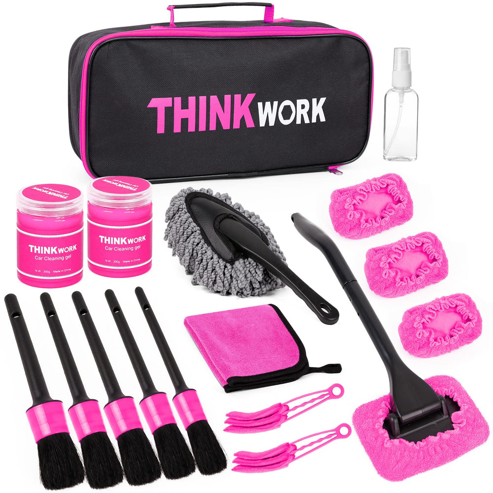 THINKWORK kit front layout showing all 17 pieces for organized cleaning