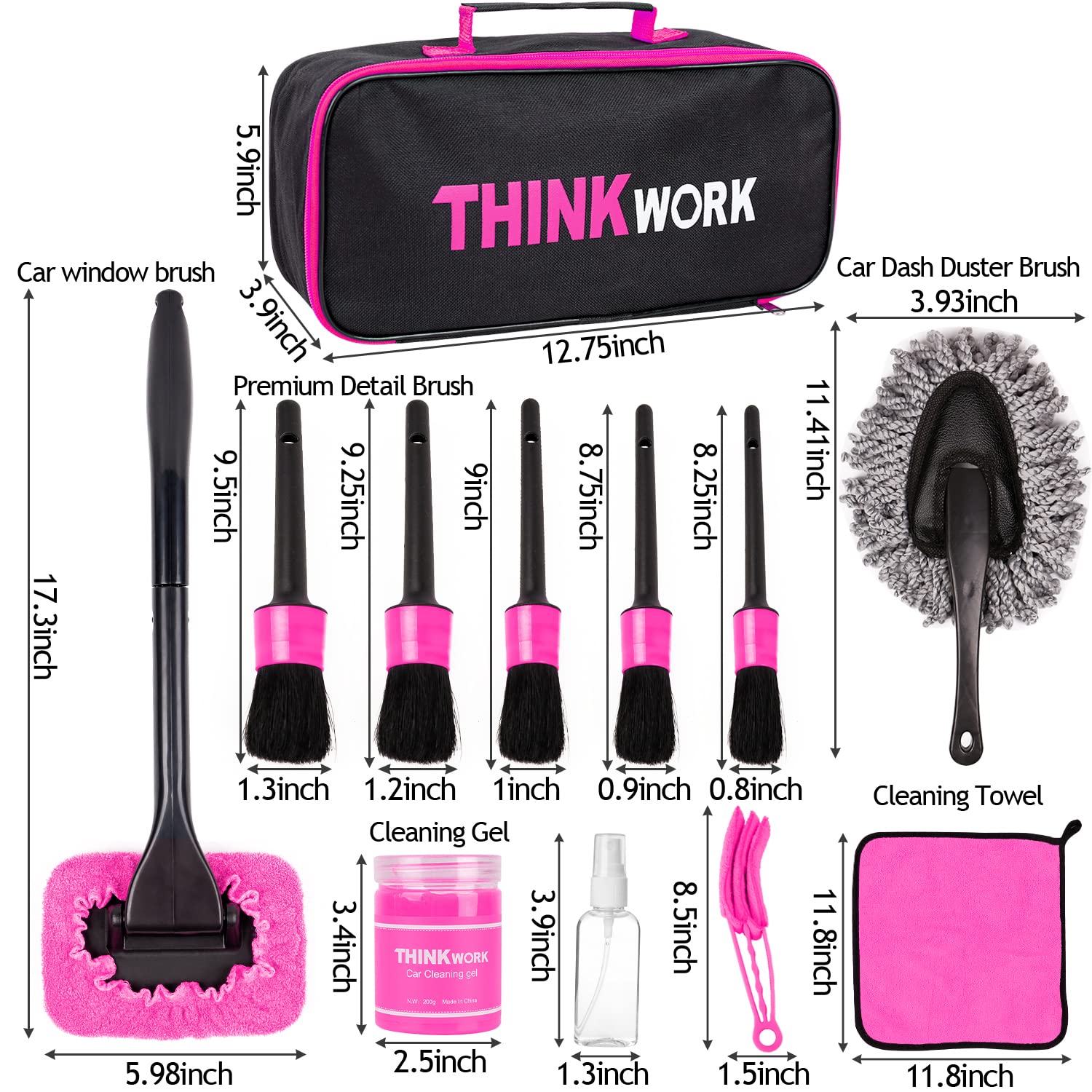 THINKWORK microfiber towel and coral pads folded, ready for reusable wiping