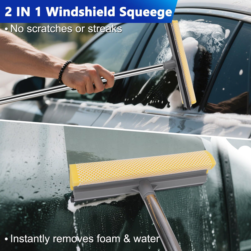 THINKWORK squeegee and wax sponges laid out for finishing shine