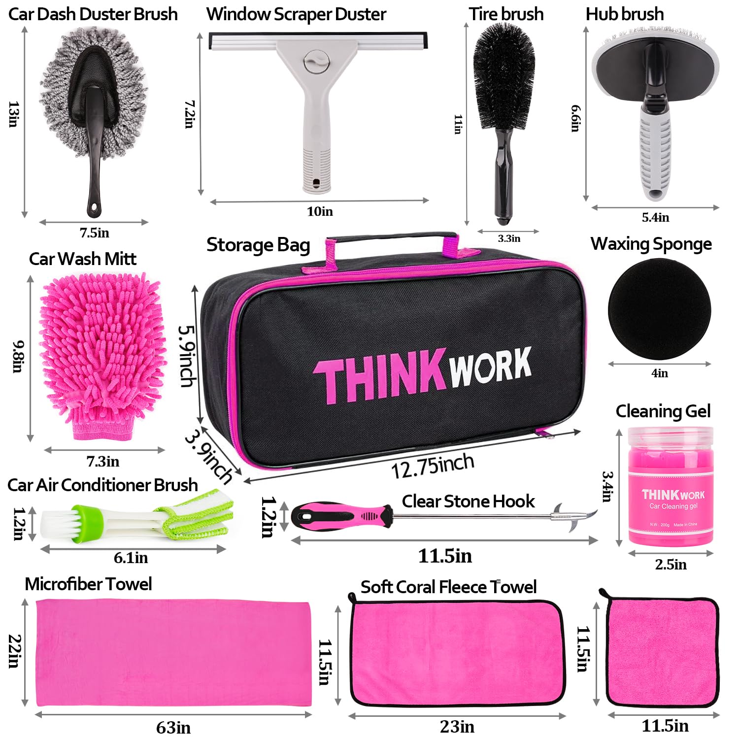 THINKWORK storage box holding the complete detailing set for easy transport