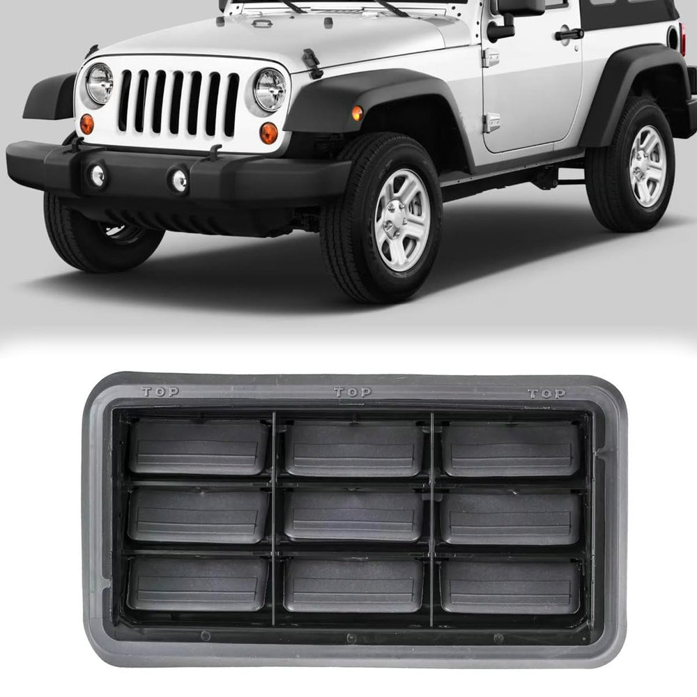 Thinyou installed on Wrangler JK tailgate demonstrating sporty appearance