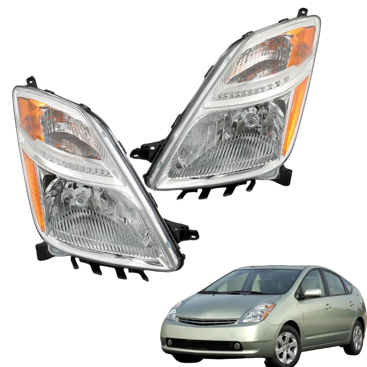 Thomletha packaging showing complete headlight pair and easy install benefit