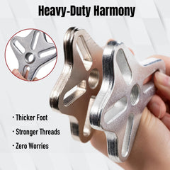 Thorstone arranged bolts and adapters showing compatibility for many vehicles