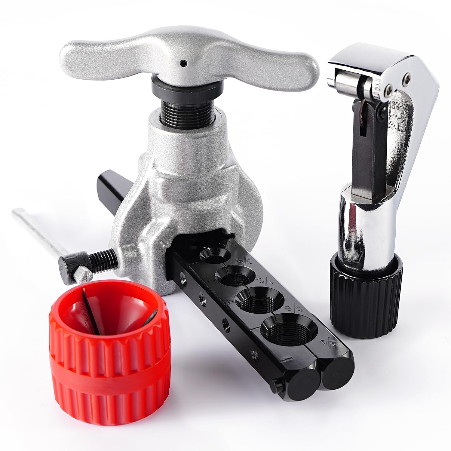 Thorstone front view kit showing all components and compact case for portability