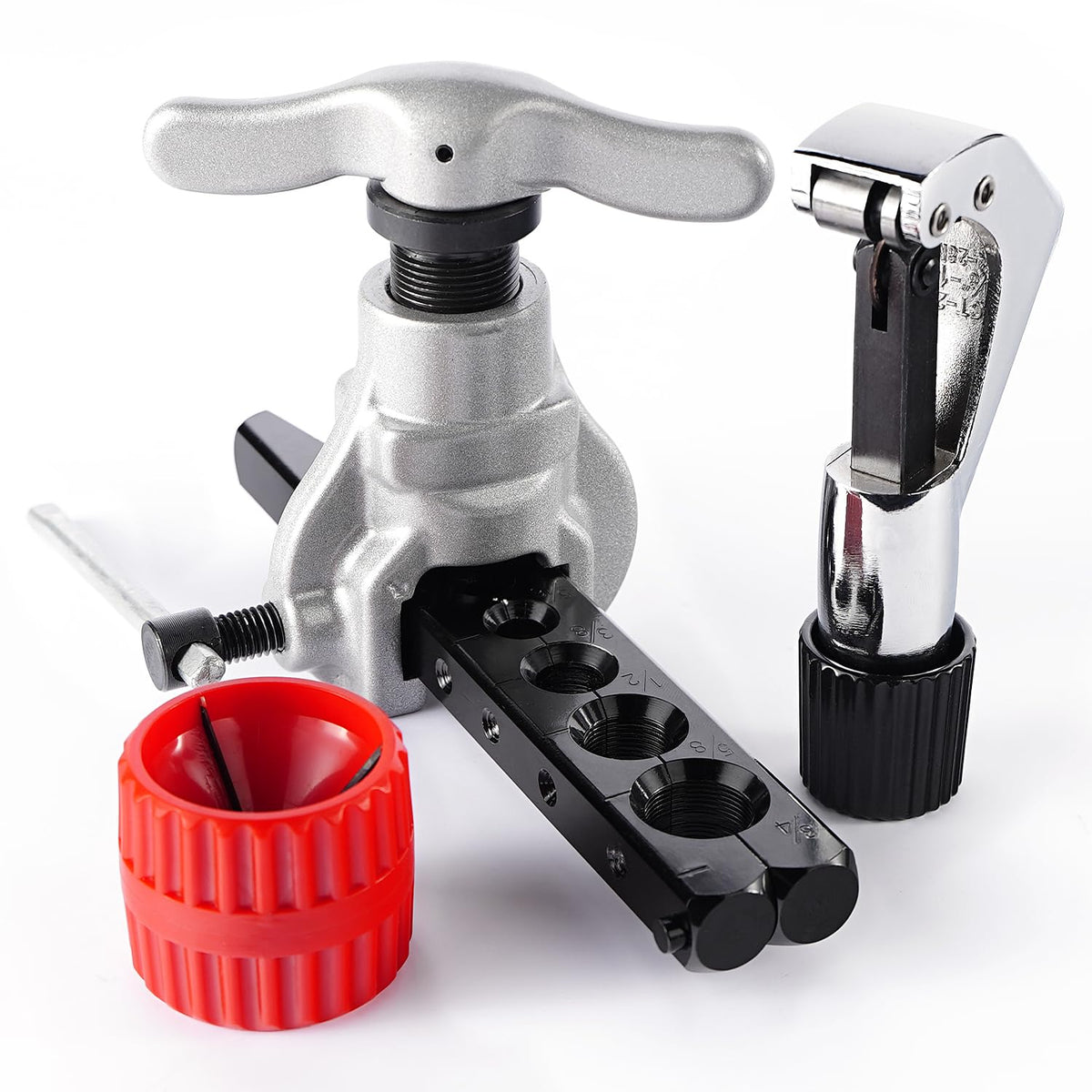 Thorstone front view kit showing all components and compact case for portability