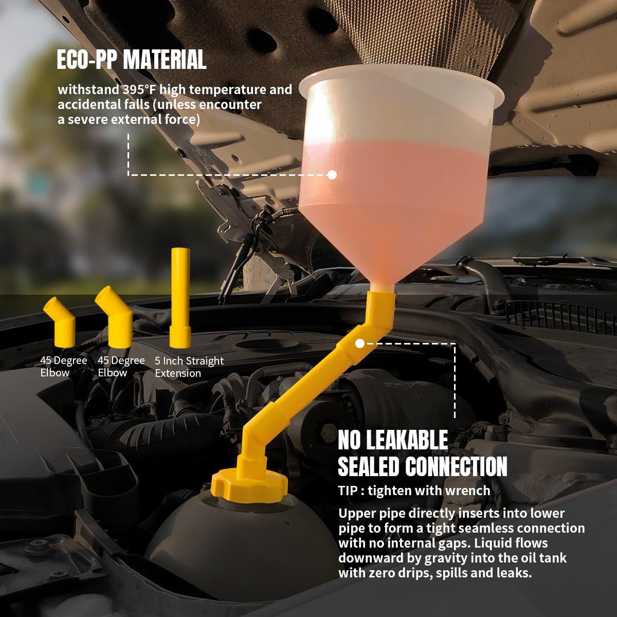 Thorstone assortment of adapters and filler caps arranged to show vehicle compatibility benefit