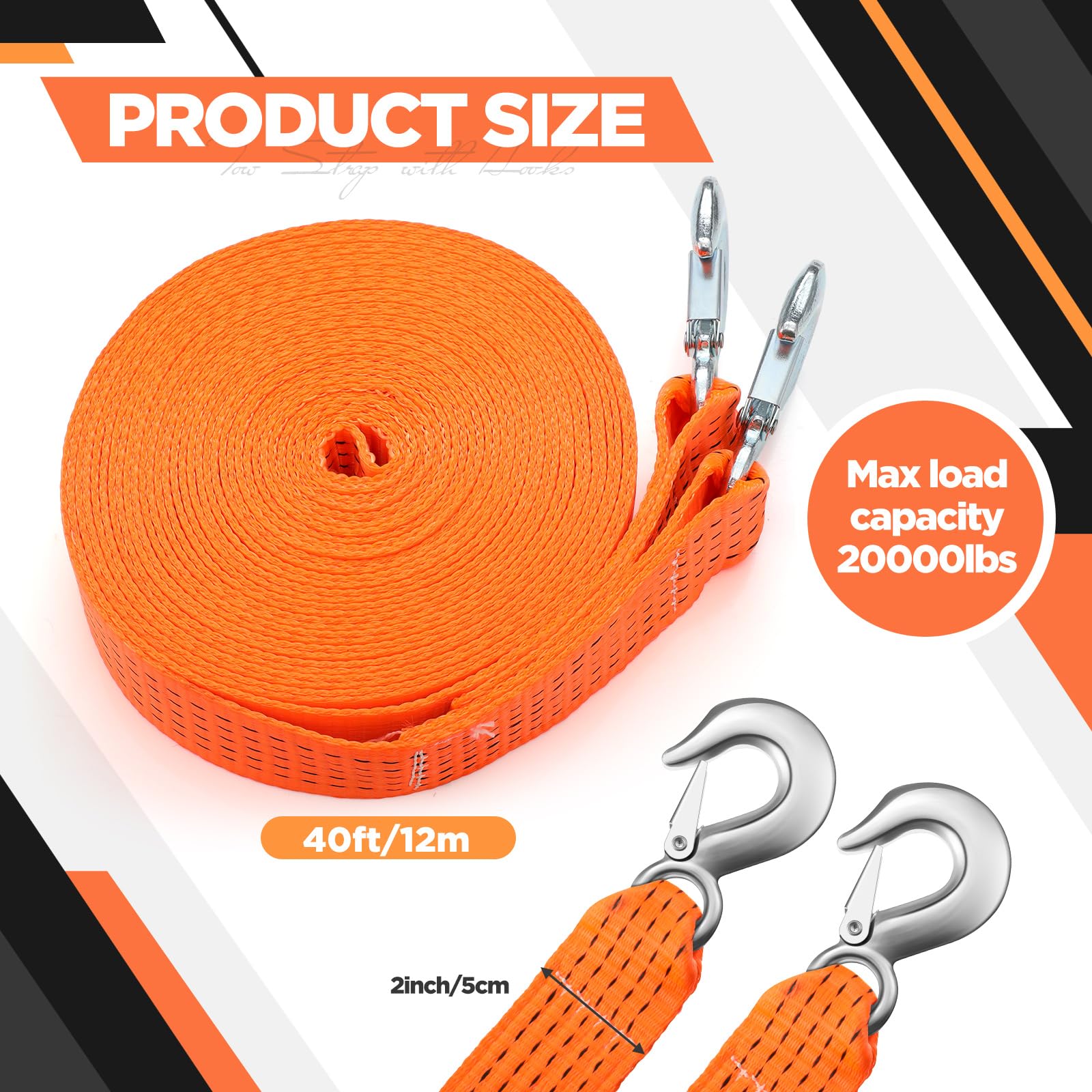 Threlaco double hook detail illustrating reinforced hooks and secure grip benefit
