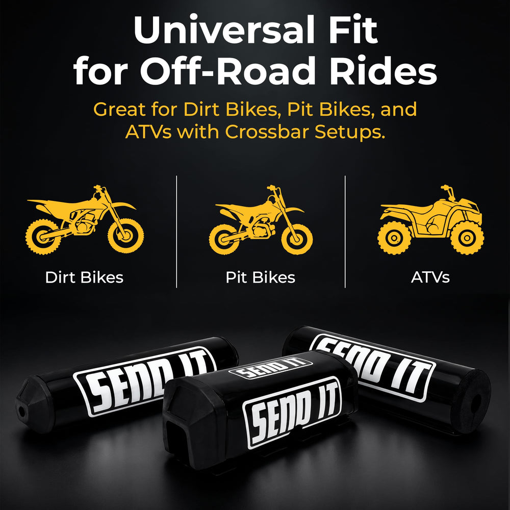 ThrottlePak pair of black grip donuts on handlebar offering added comfort benefit