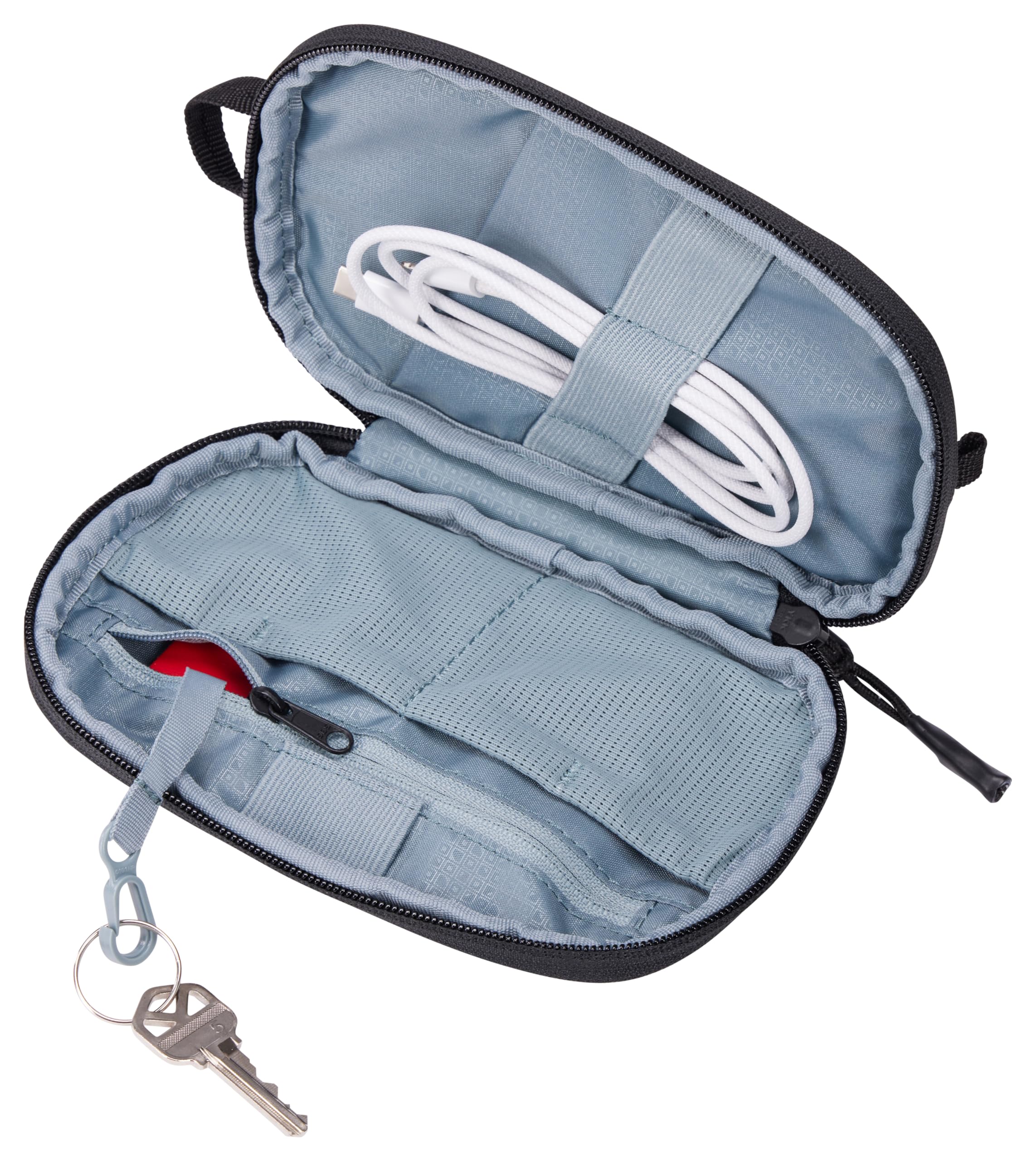 Thule Subterra PowerShuttle small side profile closed illustrating slim protective case