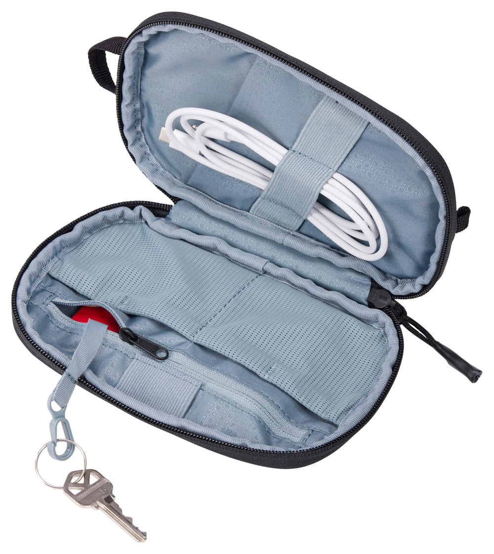 Thule Subterra PowerShuttle small side profile closed illustrating slim protective case