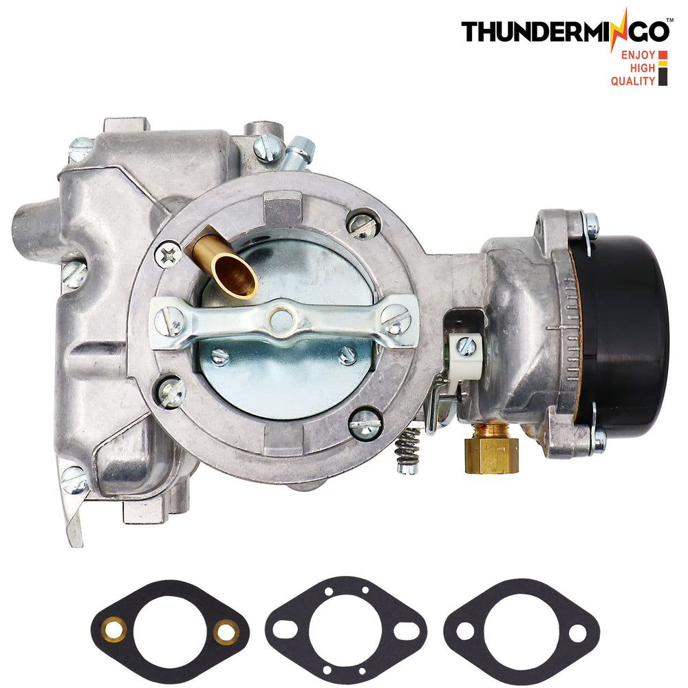 THUNDERMINGO carburetor installed on Ford inline-six illustrating fit