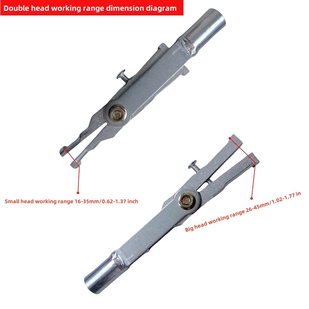 TIANAOKEJI slide hammer in use on a motorcycle bearing for safe controlled extraction