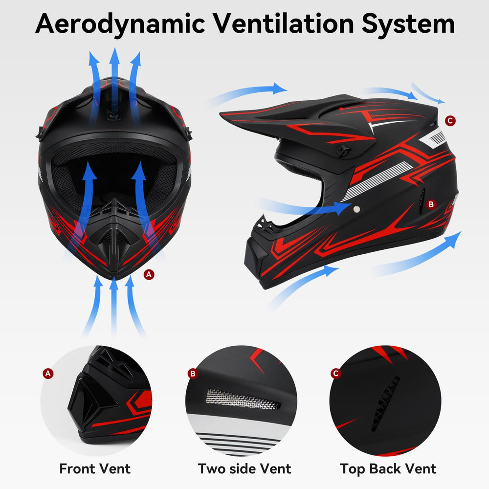 TIANDU helmet scale with toy bike showing age-appropriate sizing