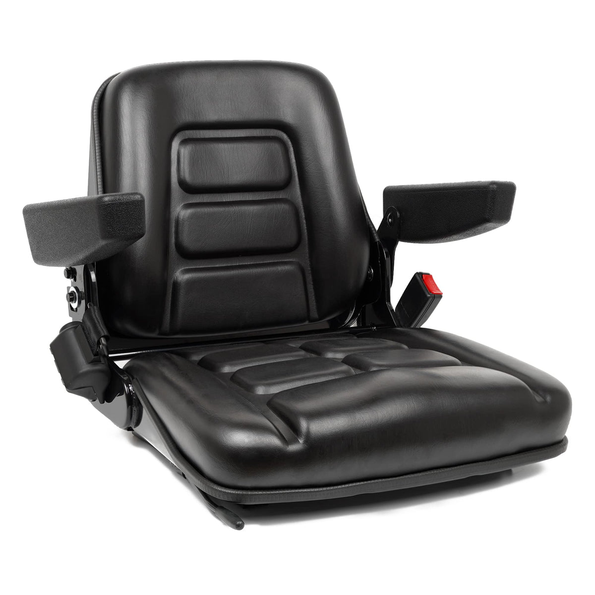 TICSEA front view seat showing ergonomic shape and padding for comfort
