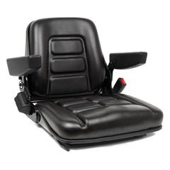 TICSEA front view seat showing ergonomic shape and padding for comfort