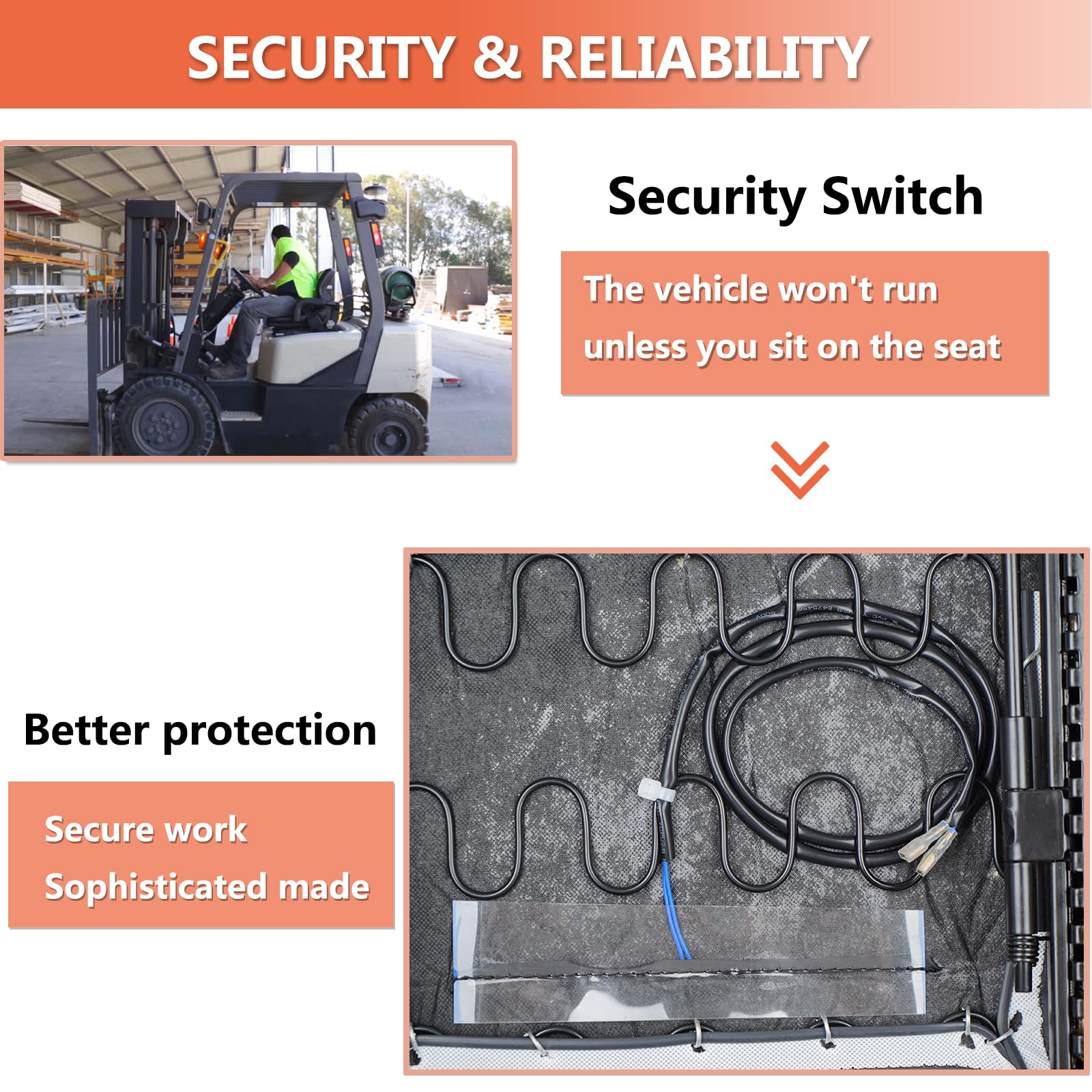 TICSEA installed inside a forklift cab showing compatibility and professional look