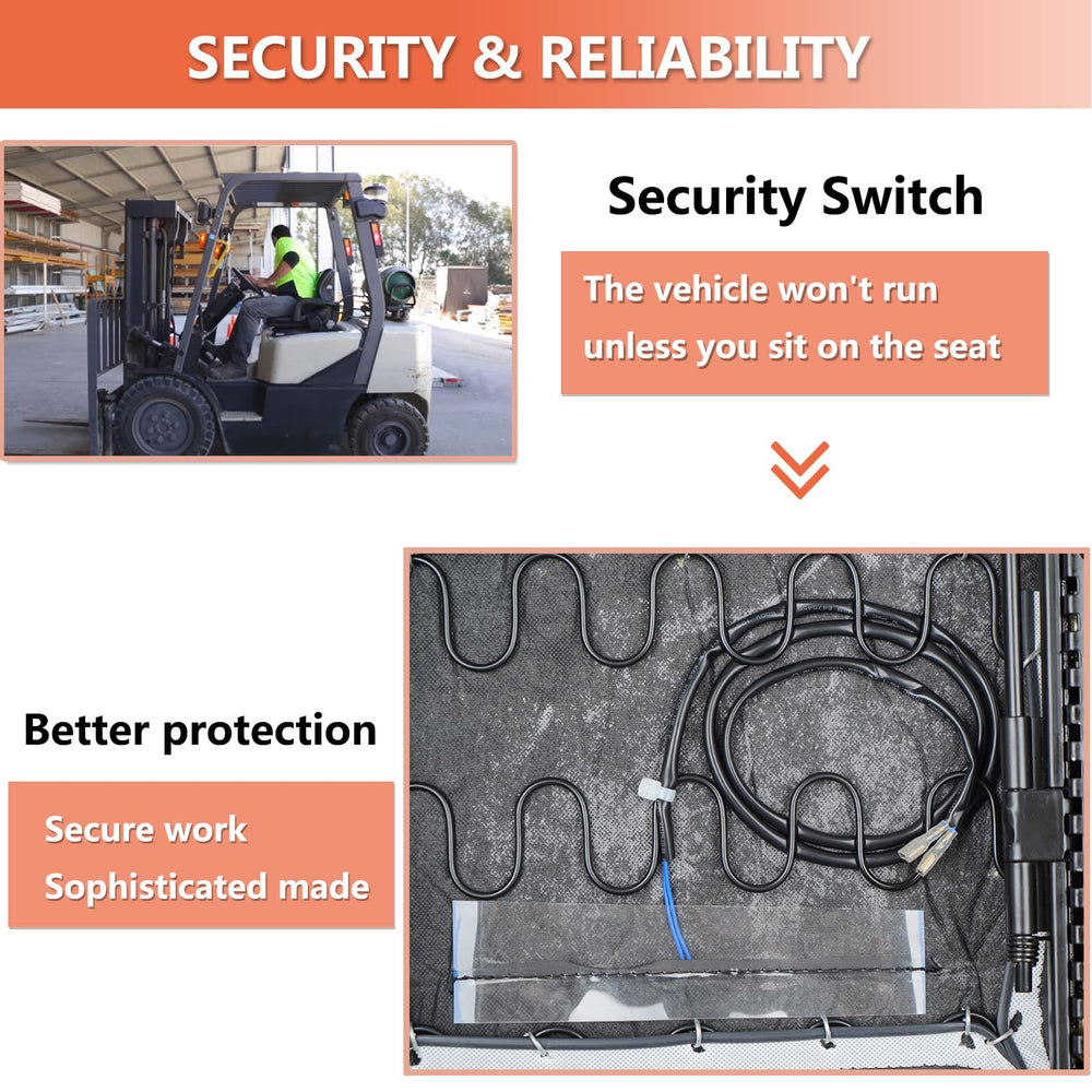 TICSEA installed inside a forklift cab showing compatibility and professional look