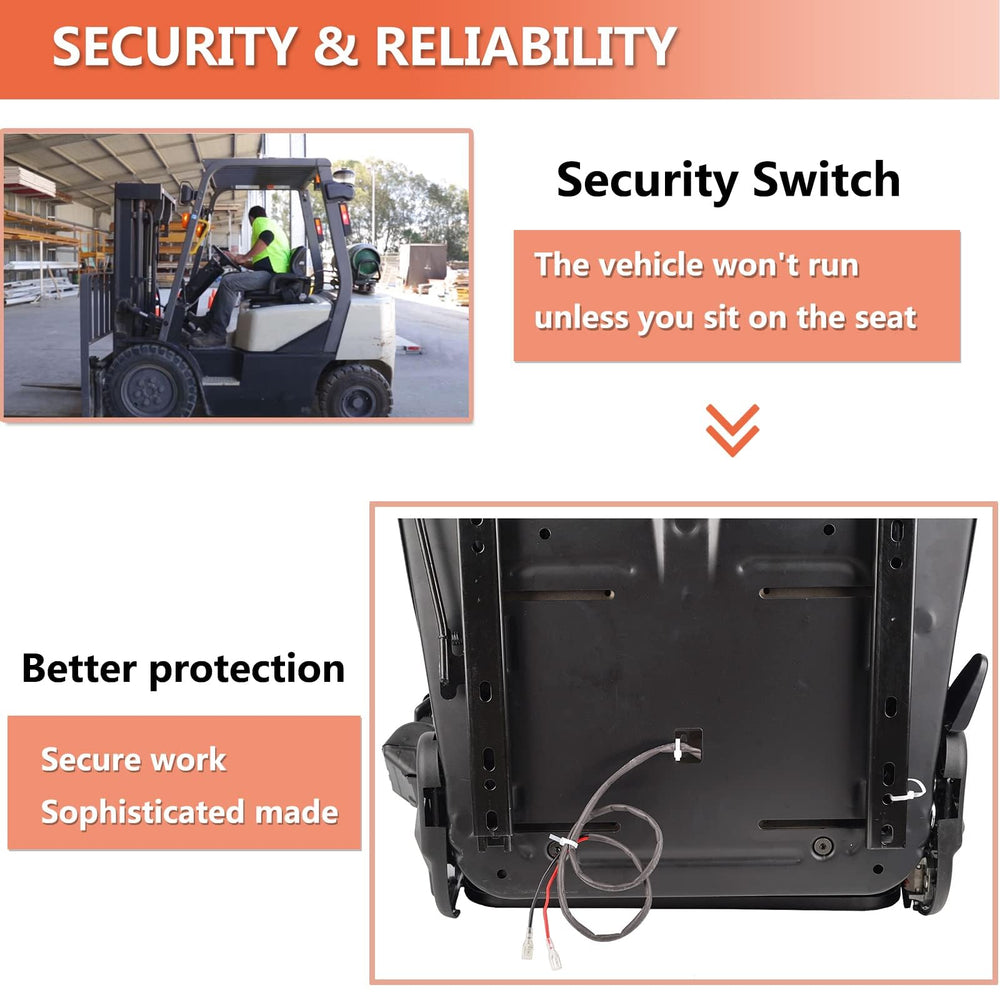 TICSEA seat micro switch detail highlighting safety integration for equipment operation