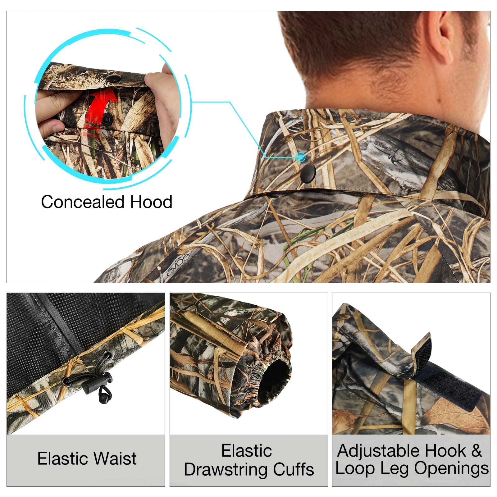TIDEWE worn outdoors while fishing and hiking demonstrating versatile performance